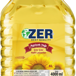 ZER PET DAMACANA AYÇİÇEK YAĞI 4 LT